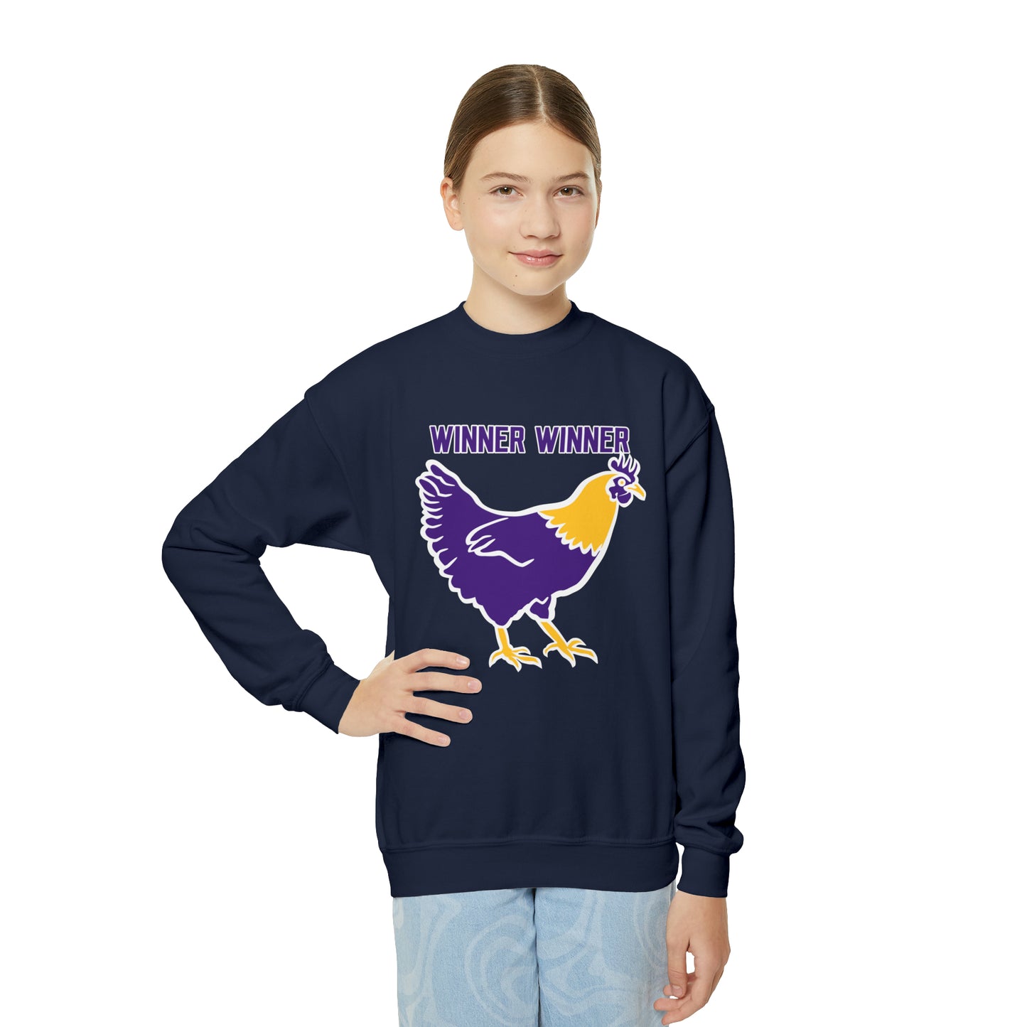 Youth Crewneck - Winner Winner Chicken Dinner