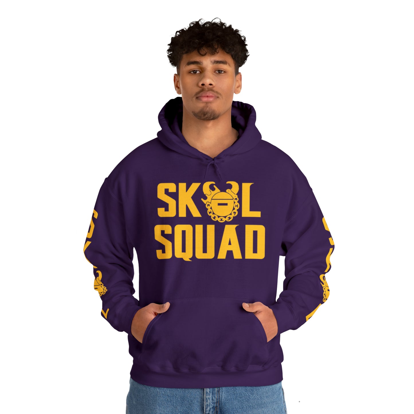 Unisex Heavy Blend™ Hooded Sweatshirt - SQUAD + Original (Sleeves)