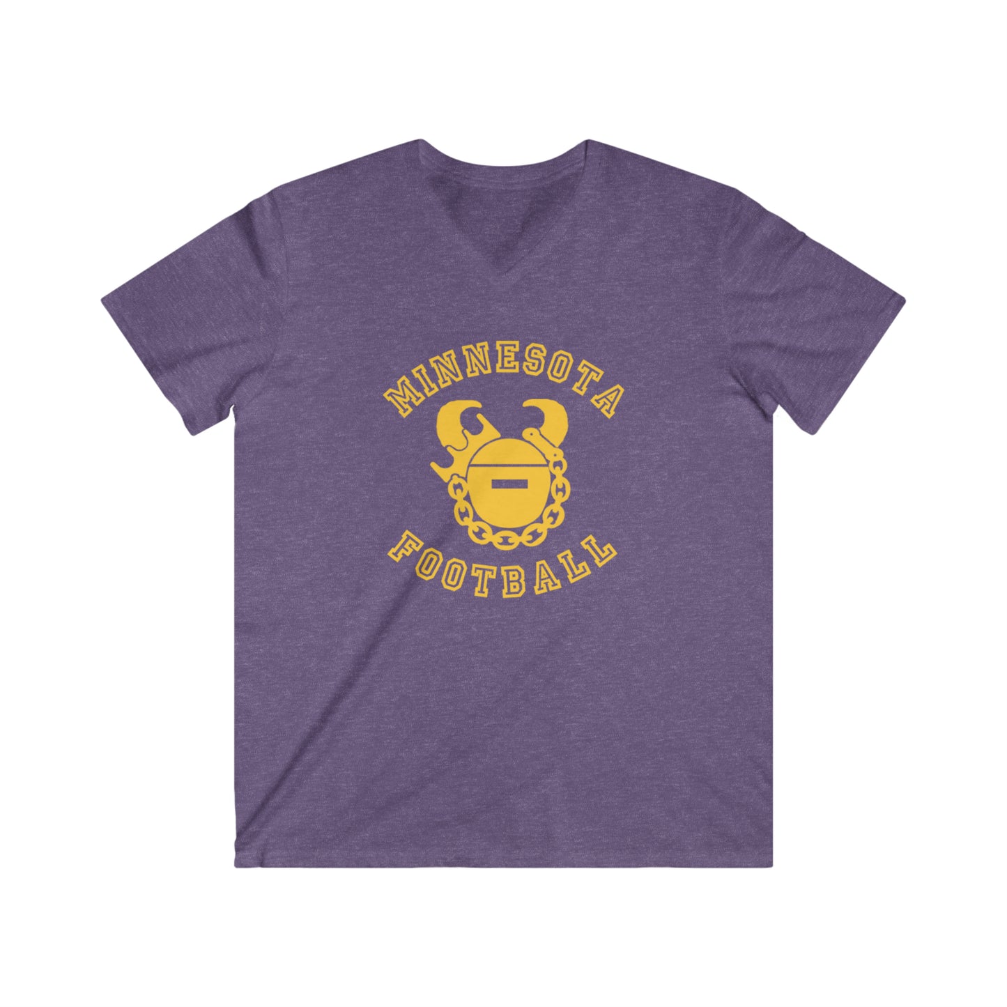 Men's Fitted V-Neck Short Sleeve - Minnesota Football