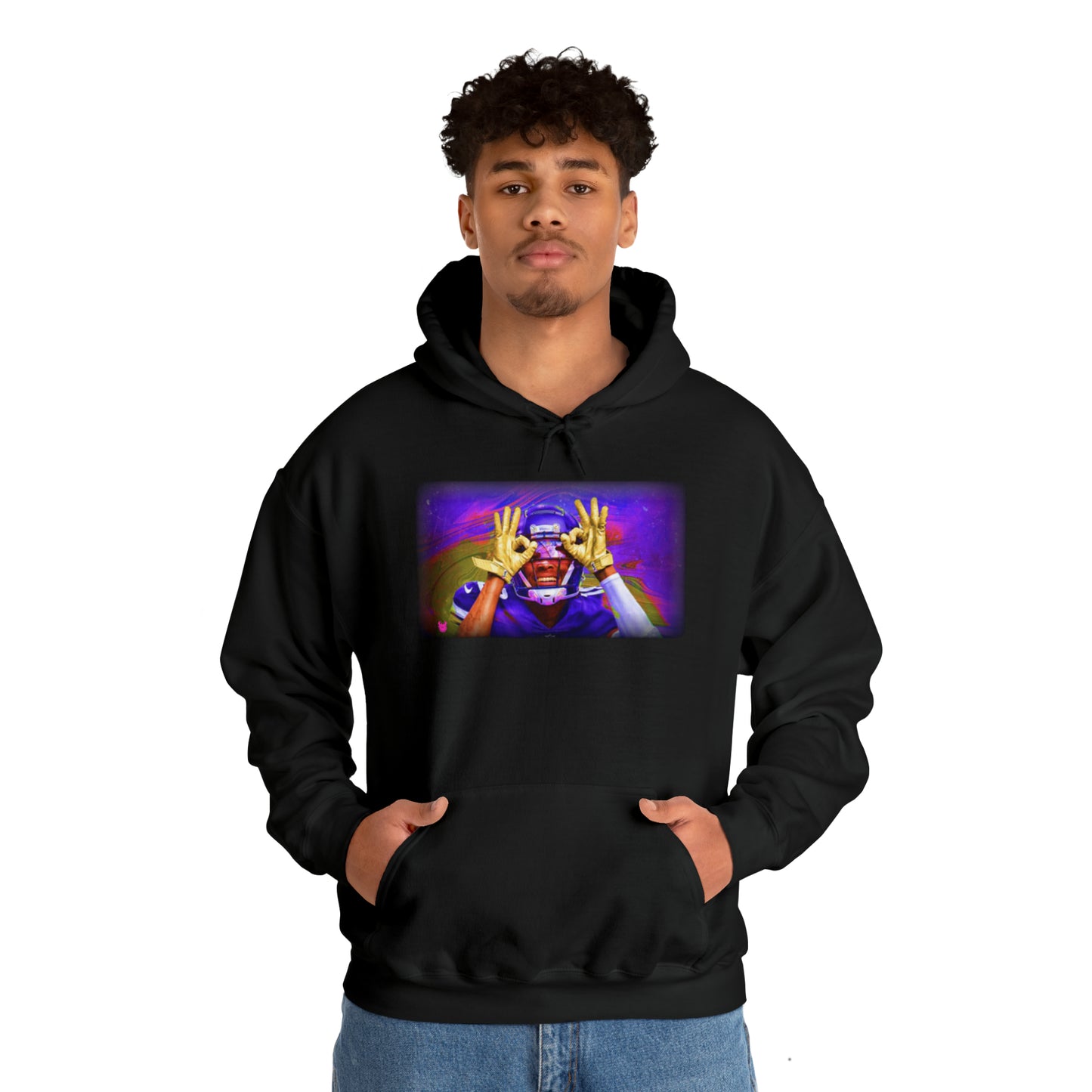 Unisex Heavy Blend™ Hoodie - Griddy (Color Blast)