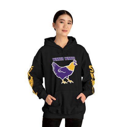 Unisex Heavy Blend™ Hooded Sweatshirt - Winner Winner Chicken Dinner + Original (Sleeves)
