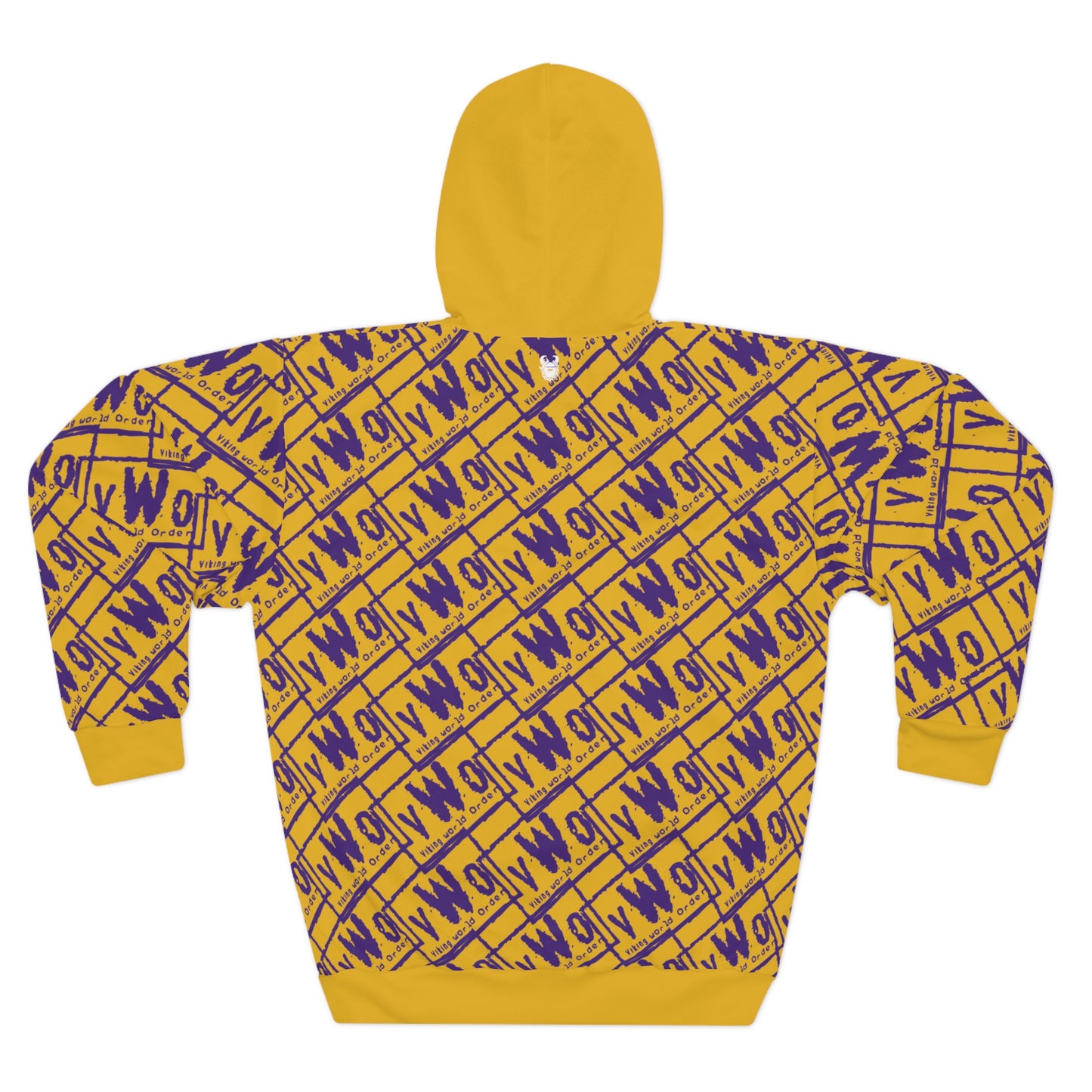 Unisex Pullover Hoodie - Gold/Purple - VWO (Framed)