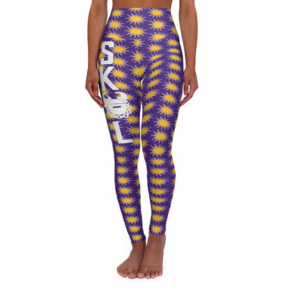 High Waisted Yoga Leggings - BOOM BOOM
