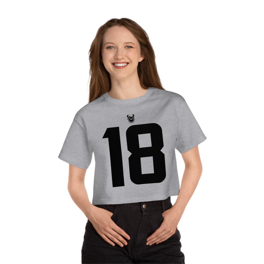 Women's Champion Heritage Cropped Top - Jersey #18