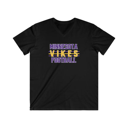 Men's Fitted V-Neck Short Sleeve - Vikes Football