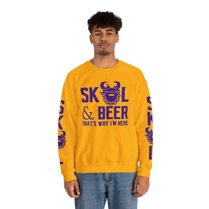 Unisex Heavy Blend™ Crewneck - & BEER + The Original (Sleeves)