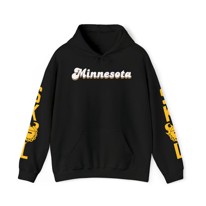 Unisex Heavy Blend™ Hooded Sweatshirt - Minnesota (Retro) + The Original (Sleeves)