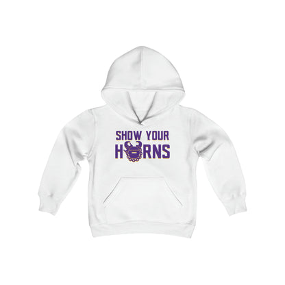 Youth Heavy Blend Hoodie - Show Your Horns