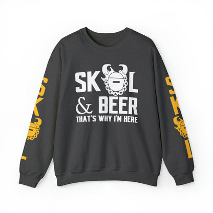 Unisex Heavy Blend™ Crewneck - & BEER + The Original (Sleeves)