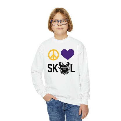 Youth Crewneck - Peace & Love