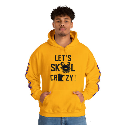 Unisex Heavy Blend™ Hooded Sweatshirt - Let's go Crazy! + Original (Sleeves)