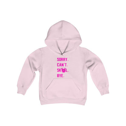Youth Heavy Blend Hoodie - Sorry. Can't. Bye.