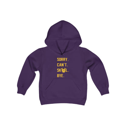 Youth Heavy Blend Hoodie - Sorry. Can't. Bye.
