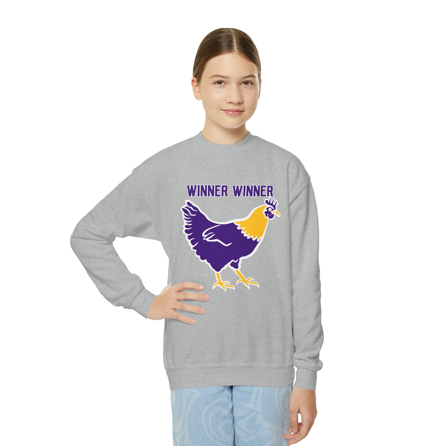 Youth Crewneck - Winner Winner Chicken Dinner