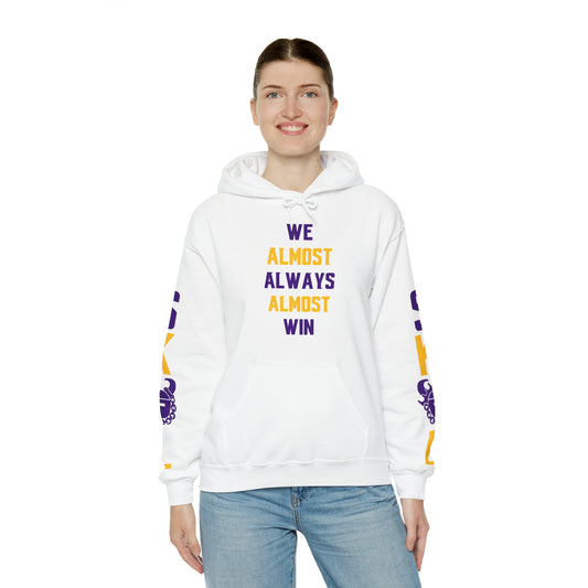 Unisex Heavy Blend™ Hooded Sweatshirt - ALMOST + Original (Sleeves)