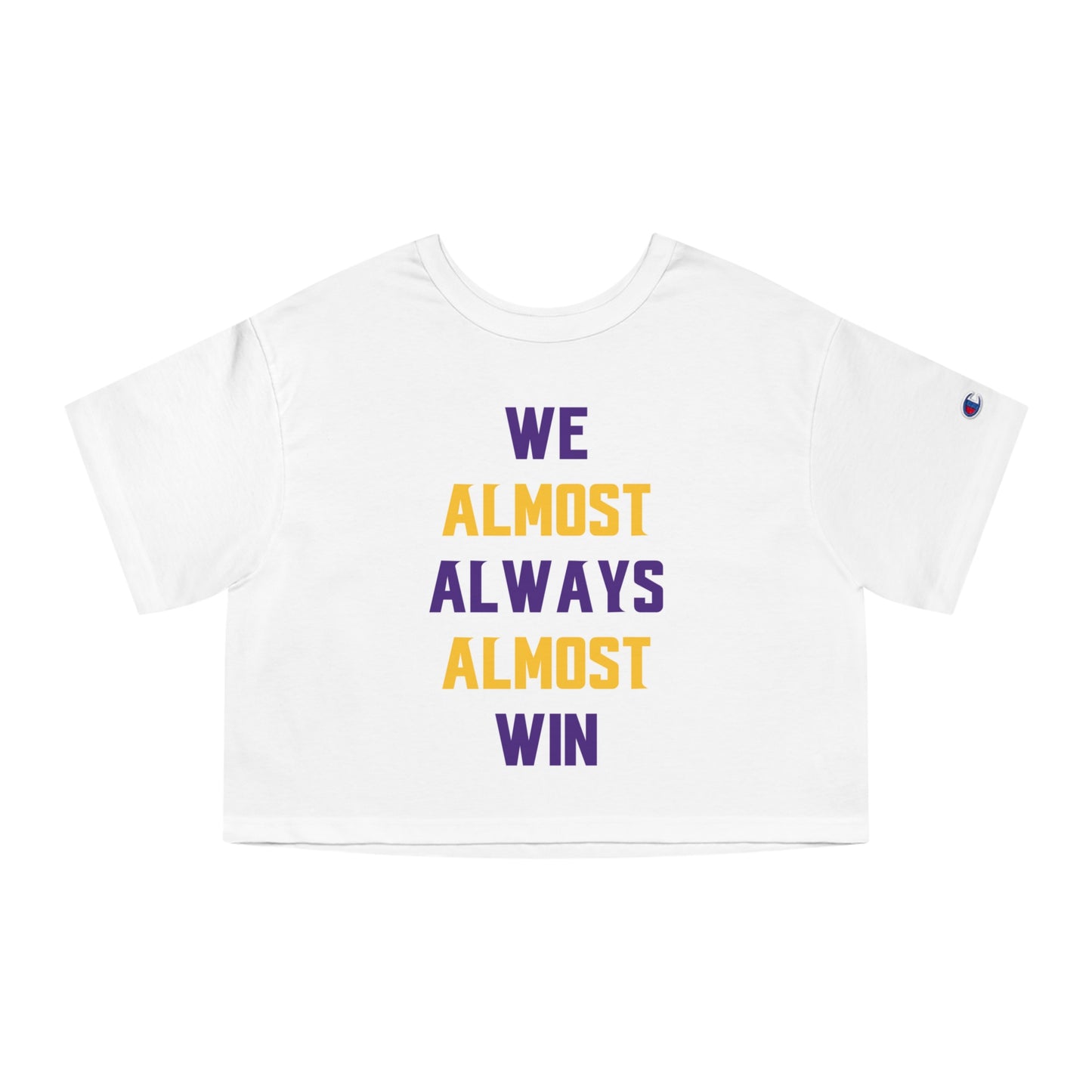 Women's Champion Heritage Cropped Top - ALMOST