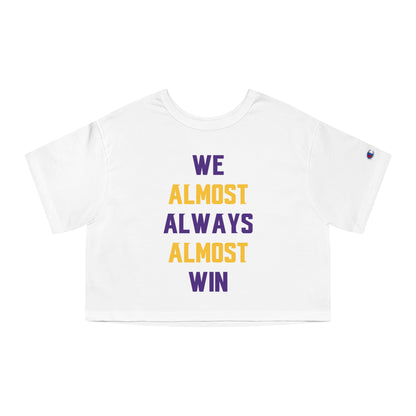Women's Champion Heritage Cropped Top - ALMOST
