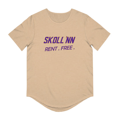 Men's Curved Hem Tee - SKOLL'NN - Rent Free