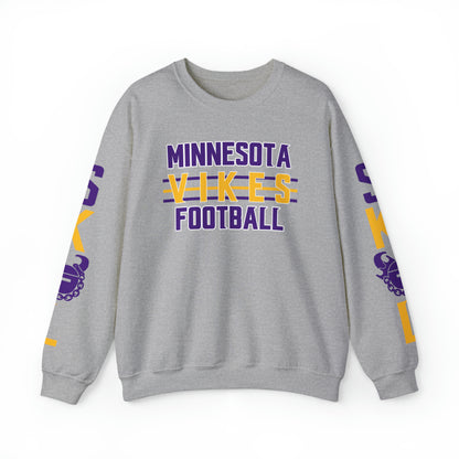 Unisex Heavy Blend™ Crewneck - Vikes Football + The Original (Sleeves)