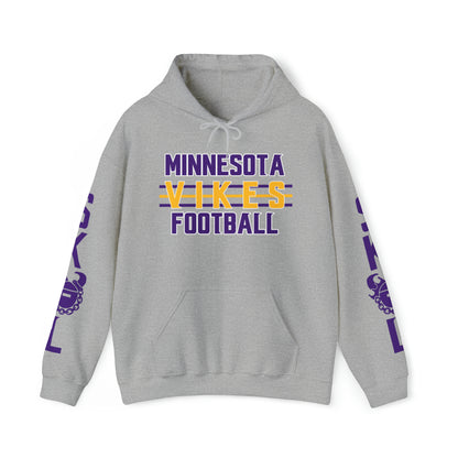 Unisex Heavy Blend™ Hooded Sweatshirt - Vikes Football + Original (Sleeves)