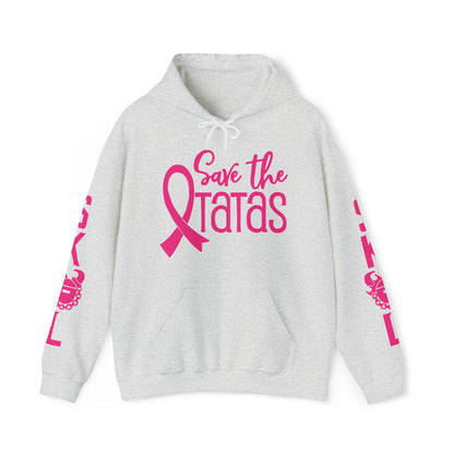 Unisex Heavy Blend™ Hooded Sweatshirt - Save the TaTas + Original (Sleeves)