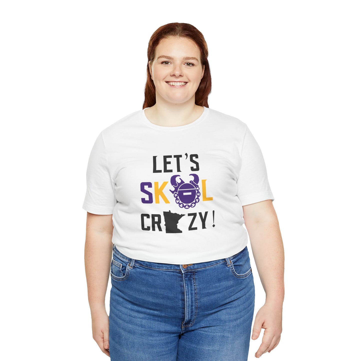 Unisex Jersey Short Sleeve Tee - Let's go Crazy!