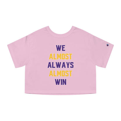 Women's Champion Heritage Cropped Top - ALMOST