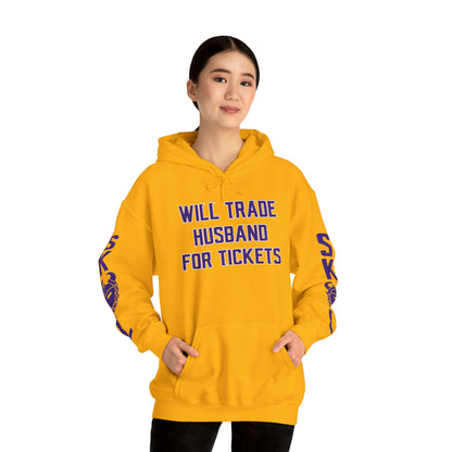 Unisex Heavy Blend™ Hooded Sweatshirt - Husband for Tickets + Original (Sleeves)