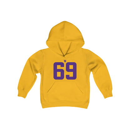 Youth Heavy Blend Hoodie - Jersey #69