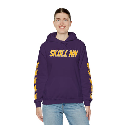 Unisex Heavy Blend™ Hooded Sweatshirt - SKOLL'NN + Game Day Helmet (Sleeves)