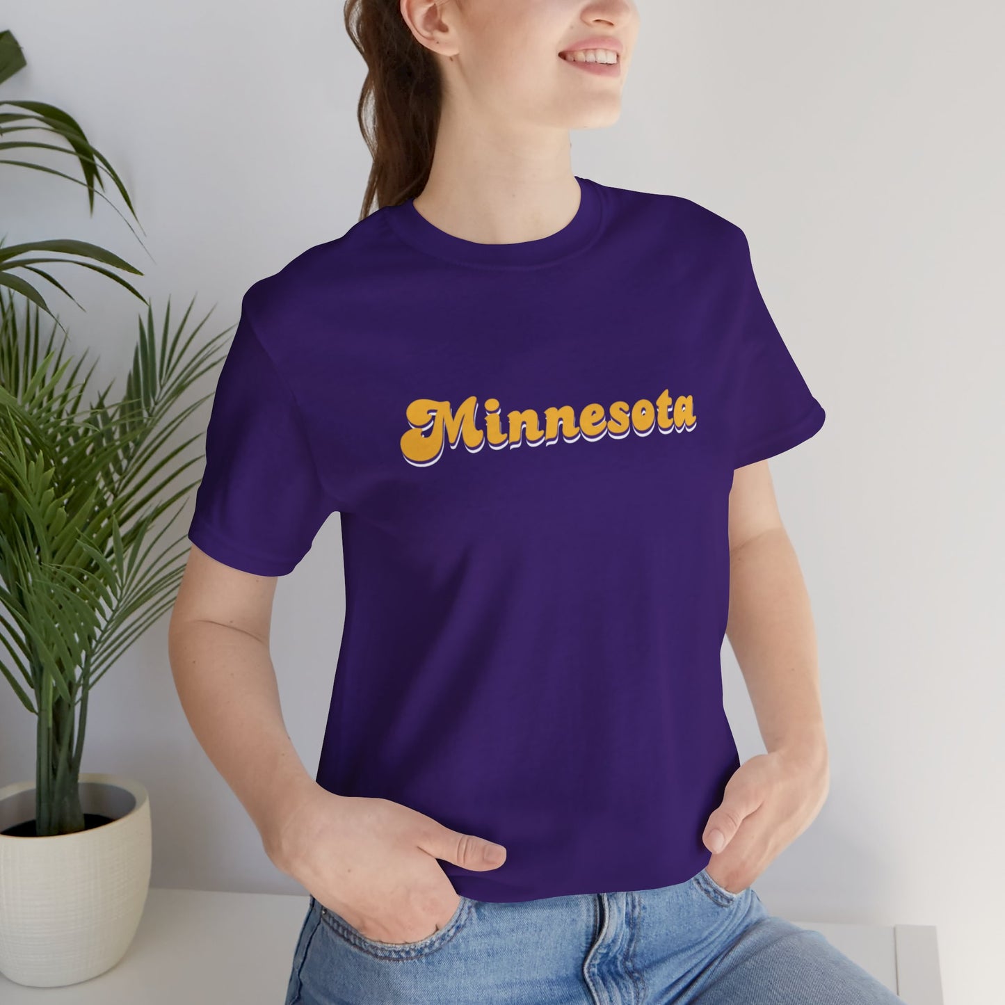Unisex Jersey Short Sleeve Tee - Minnesota (Retro)