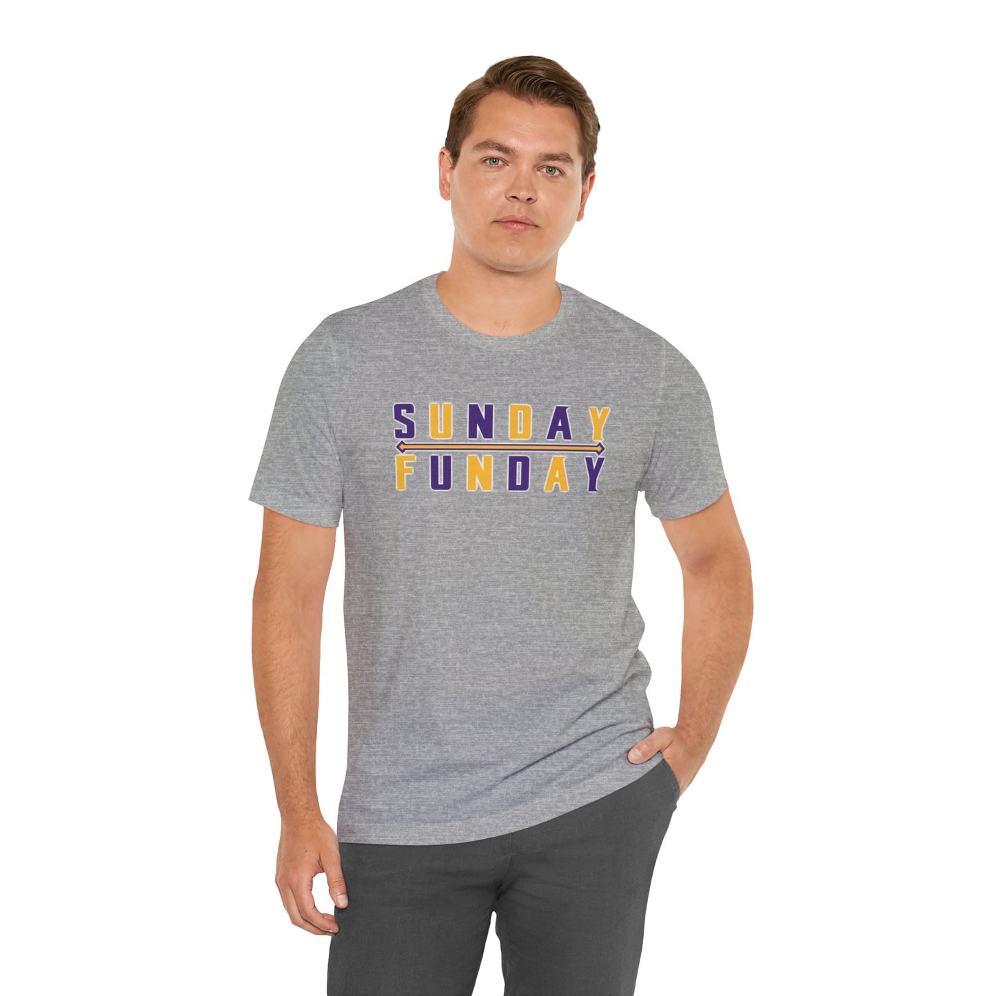Unisex Jersey Short Sleeve Tee - Sunday FUNday
