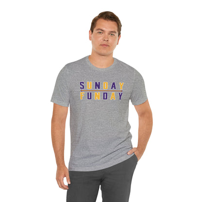 Unisex Jersey Short Sleeve Tee - Sunday FUNday