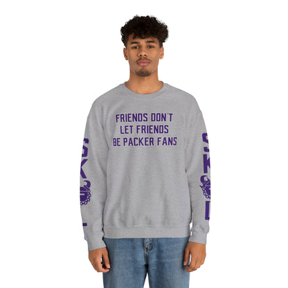 Unisex Heavy Blend™ Crewneck - Friends Don't Let Friends + The Original (Sleeves)