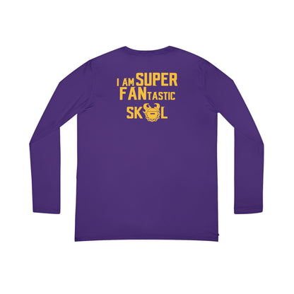 Women's Long Sleeve V-neck Shirt - SUPER FANtastic