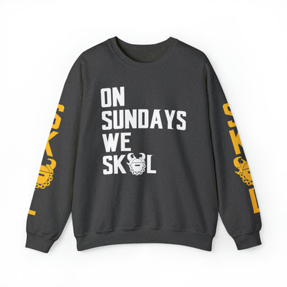 Unisex Heavy Blend™ Crewneck - On Sundays + The Original (Sleeves)