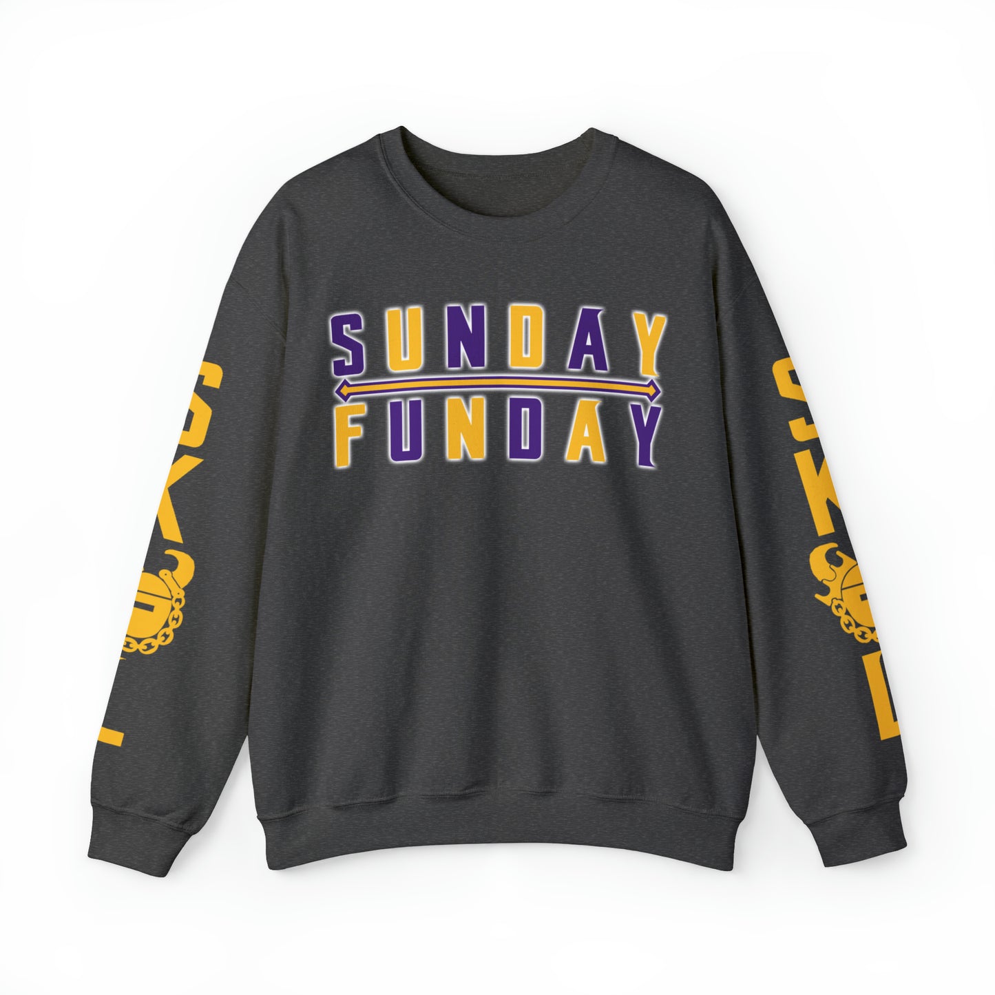 Unisex Heavy Blend™ Crewneck - Sunday FUNday + The Original (Sleeves)