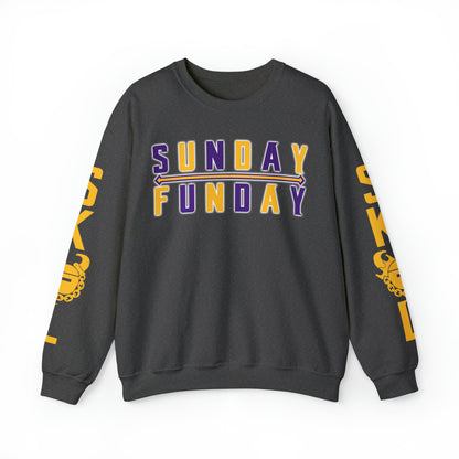Unisex Heavy Blend™ Crewneck - Sunday FUNday + The Original (Sleeves)