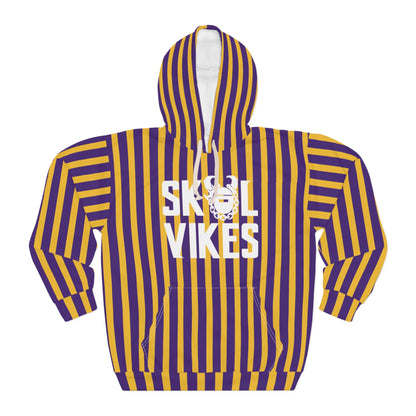 Unisex Pullover Hoodie - Stripes - Vikes