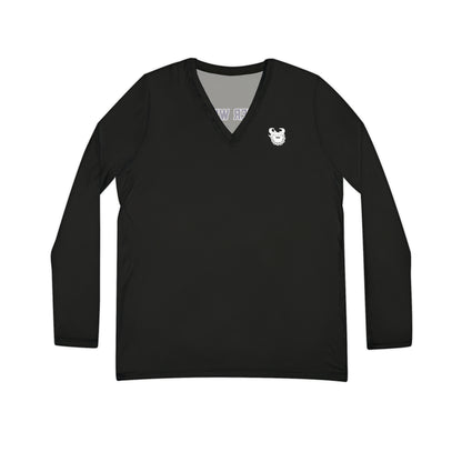 Women's Long Sleeve V-neck Shirt - Winner Winner Chicken Dinner