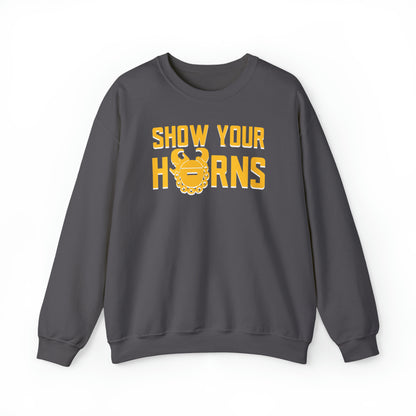 Unisex Heavy Blend™ Crewneck - Show Your Horns