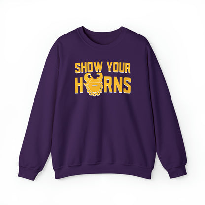 Unisex Heavy Blend™ Crewneck - Show Your Horns