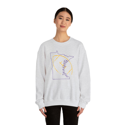 Unisex Heavy Blend™ Crewneck - MN State Football