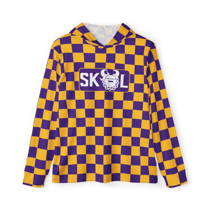 Men's Sports Warmup Hoodie - Checkerboard
