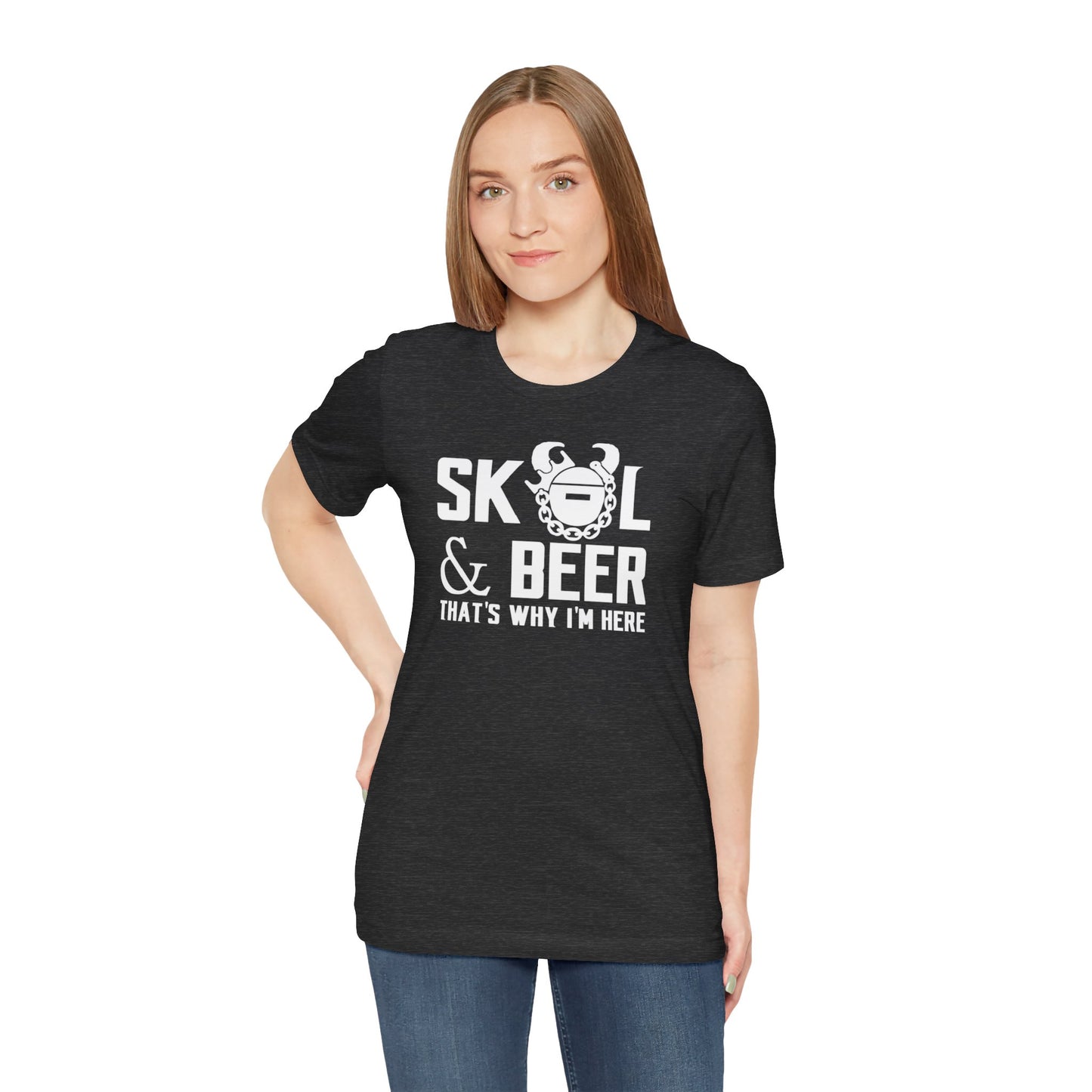Unisex Jersey Short Sleeve Tee - Football & BEER