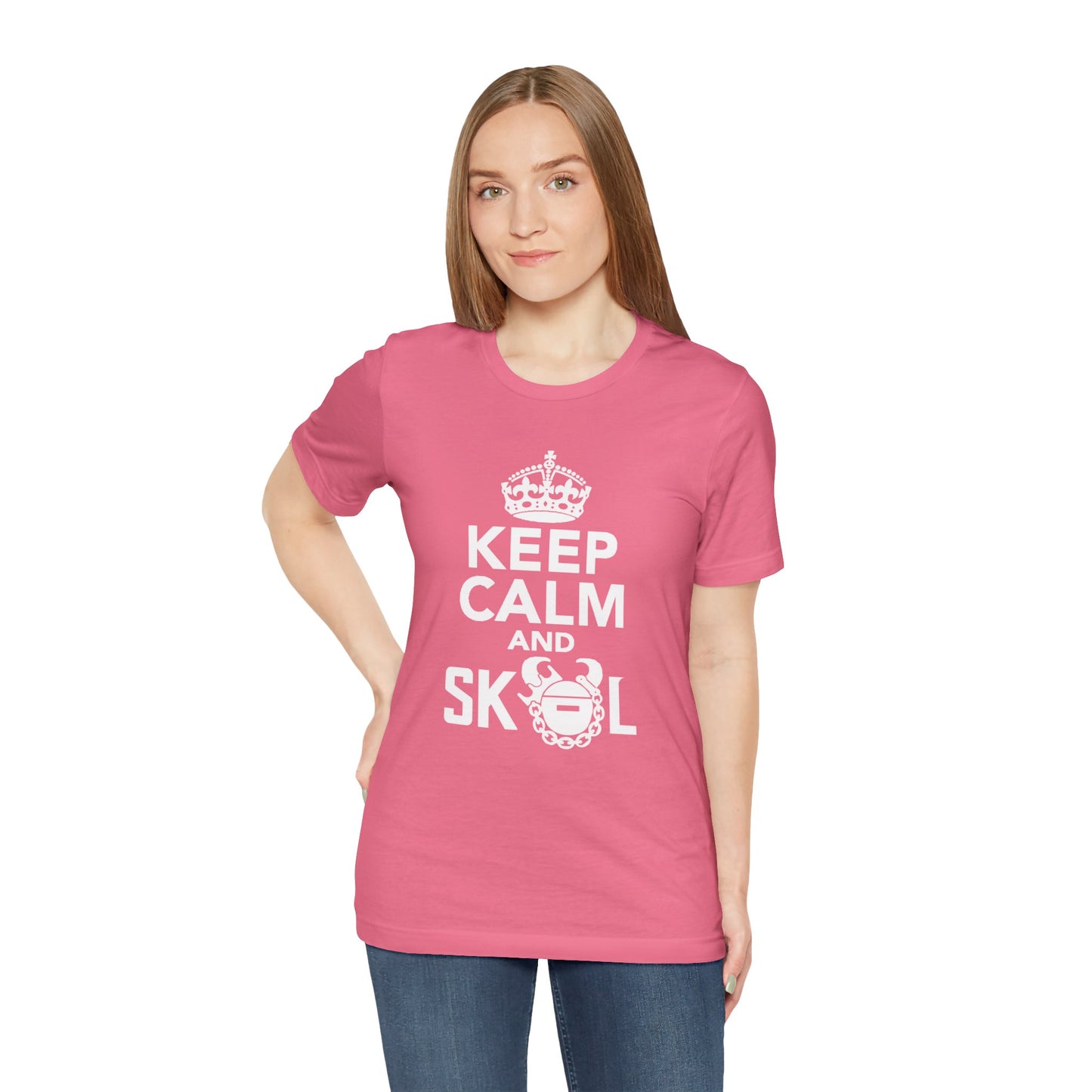 Unisex Jersey Short Sleeve Tee - Keep Calm