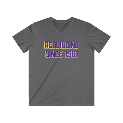 Men's Fitted V-Neck Short Sleeve - Rebuilding Since 1961