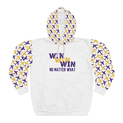 Unisex Pullover Hoodie - Jet Planes - No Matter What