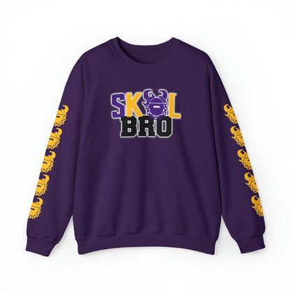 Unisex Heavy Blend™ Crewneck - BRO! + Game Day Helmet (Sleeves)