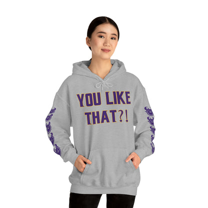 Unisex Heavy Blend™ Hooded Sweatshirt - YOU LIKE THAT?! + Game Day Helmet (Sleeves)